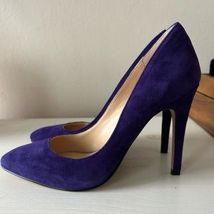 Brand-New Jessica Simpson Purple Suede Stiletto Heels, size 7